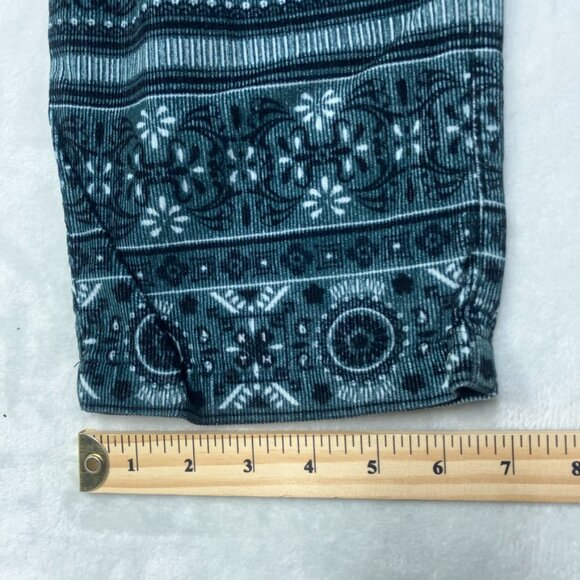 KITH Pants Men XL Corduroy Bedford Stadium Green Black All Over Geometric Print - Picture 9 of 11